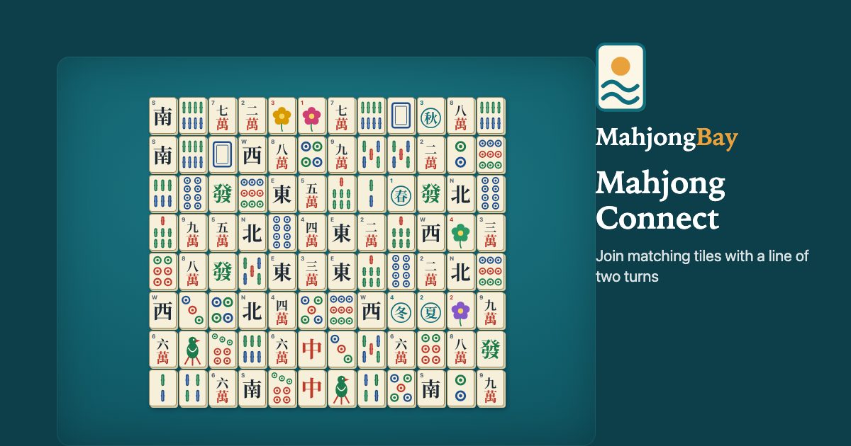 Mahjong Connect layout